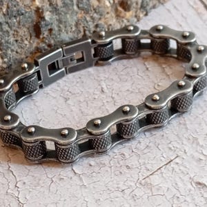 OIDEA Collana Uomo In Acciaio Inossidabile - Catena Stile Punk Rock - Argento 57cm X 9mm - Confezione Regalo - 3