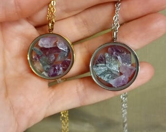 蛍石ペンダント ワイヤーラップ - Etsy 日本