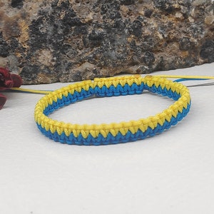 Blue and on sale yellow bracelet