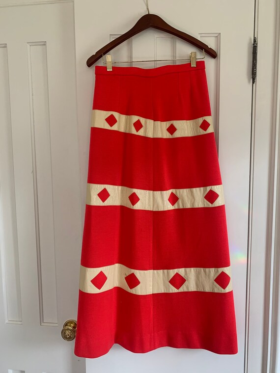 60’s Red Diamond Skirt