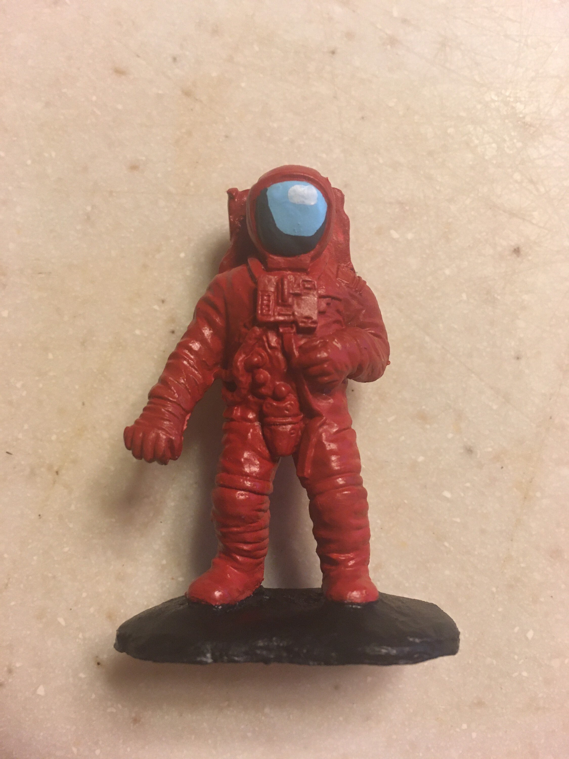 Among Us crewmate figurine red | Etsy
