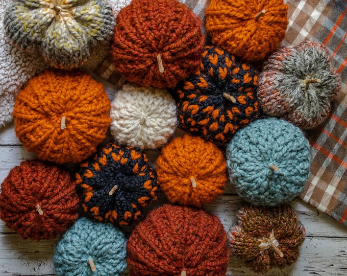 Knit Pumpkins