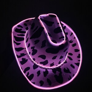 Custom Disco Cowboy Hat, Cowgirl Hat. Perfect Cowgirl Outfit, Neon ...