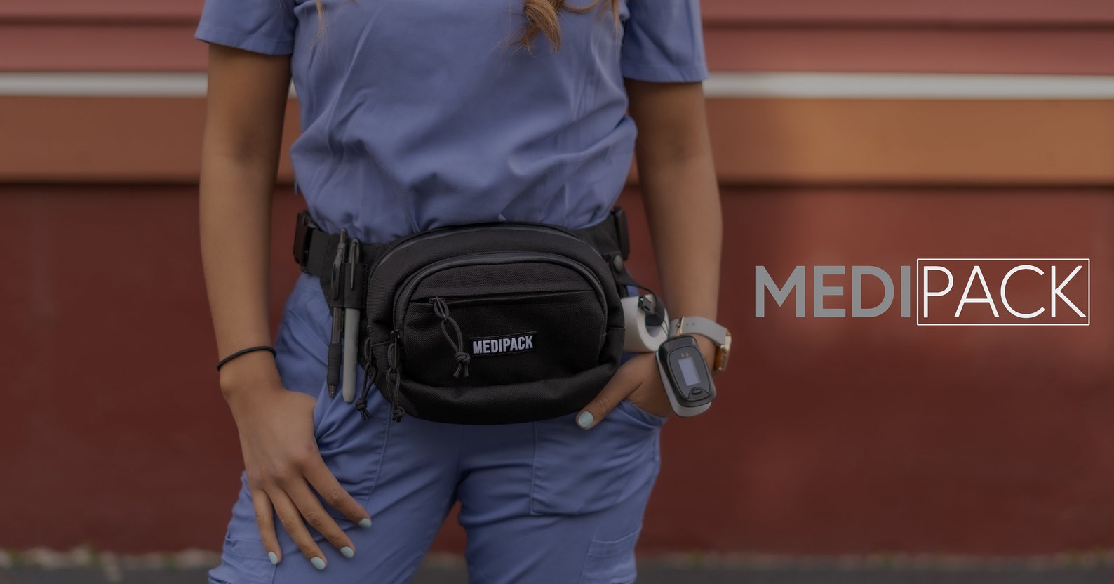 Black Fanny Pack for Nurses Healthcare Workers Nurse Bag Etsy