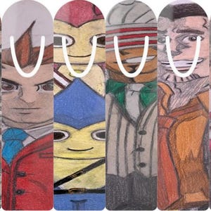 Ace Attorney Bookmark Set I