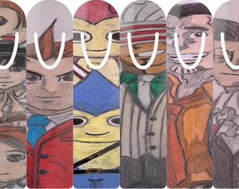 Ace Attorney Bookmark Set I