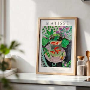 Henri Matisse “Goldfish” Art Print – Bold Fauvist Painting Reproduction Wall Decor