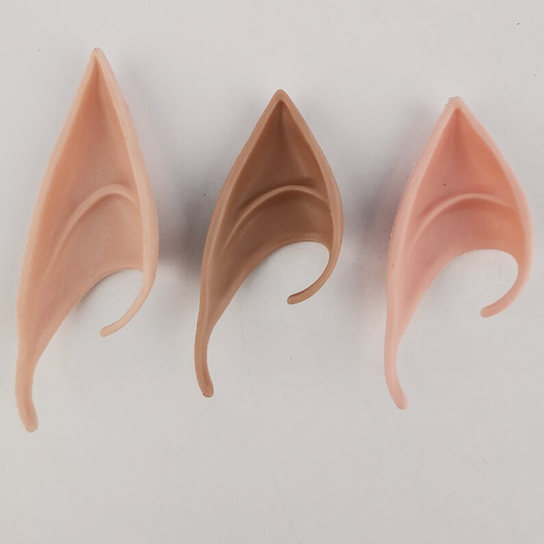 Fairy Pixie Elf Ears Cosplay, Dress Up Costume Accessories, Soft Pointed Tips Anime Party, Halloween Christmas Party Cosplay 