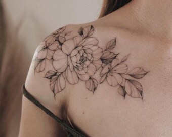 Shoulder Tattoo Etsy