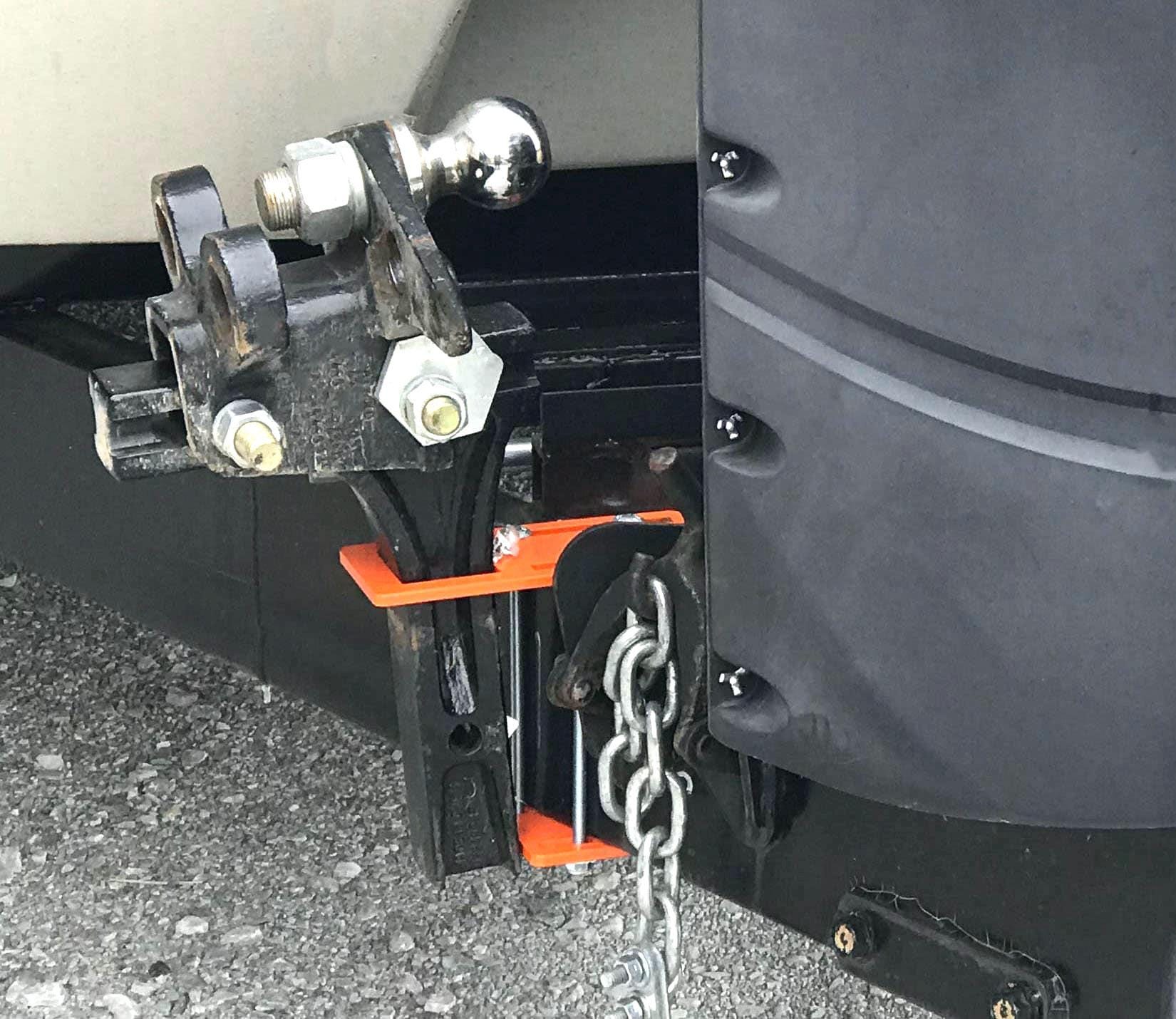 GR Innovations Trailer Hitch Holder | Durable Black Anodized Aluminum