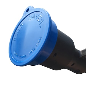 May include: Blue plastic plug saver with the text "PLUG SAVER" and "MADE IN USA" on it.