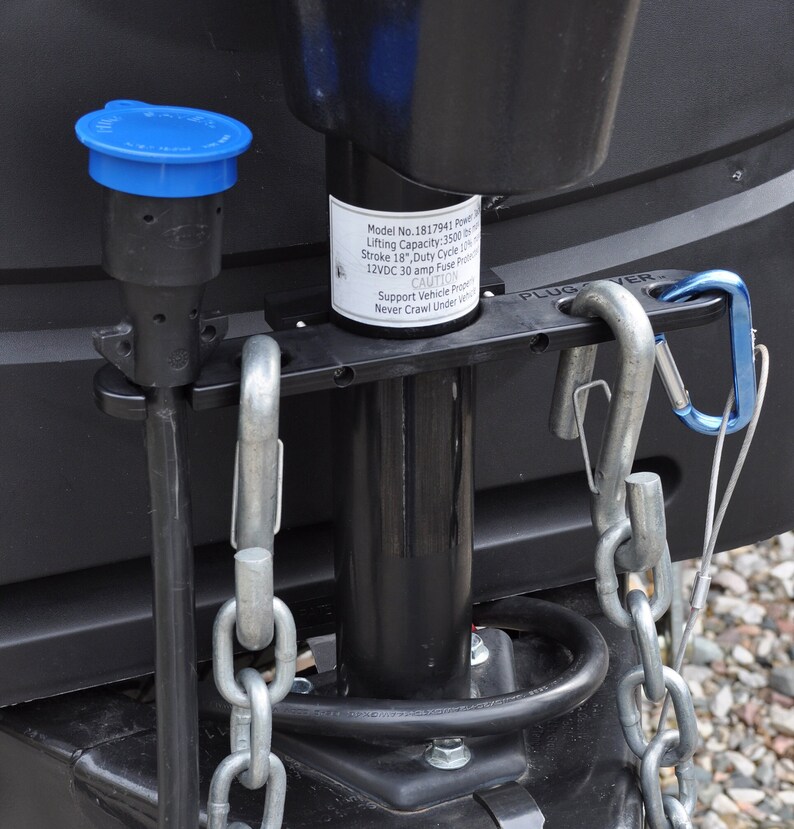 Tongue Jack Trailer Towing Organizer Kit Nylon Chain Saver With