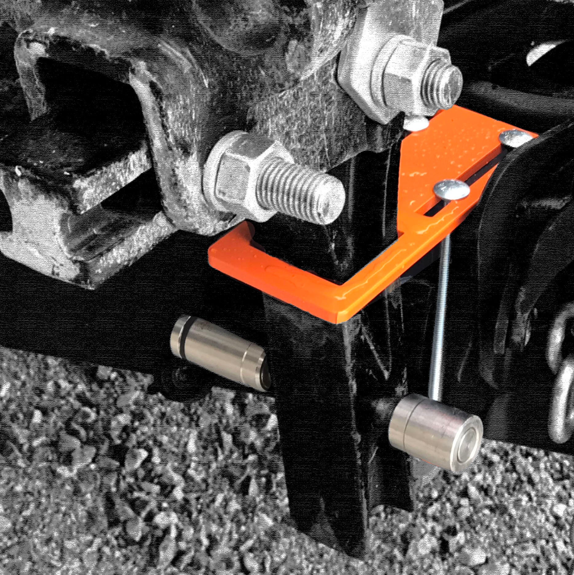 GR Innovations Trailer Hitch Holder | Durable Black Anodized Aluminum