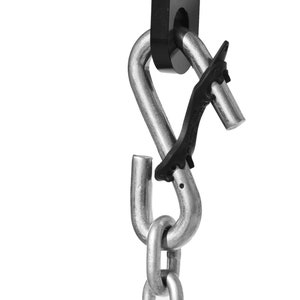 GR Innovations 4-Pack S Hook Keeper - Durable and Versatile Tie Down Holder -Trailer & Tow Cable Solution for Securing Gear - Made in USA