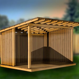 Privéterrasbar/buitenkeuken Grillscape-plannen - 16'x12' (downloadbaar)