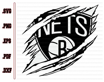 wallpapers Brooklyn Nets Logo Svg etsy