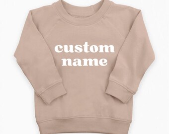 Custom Name Pullover | baby | toddler