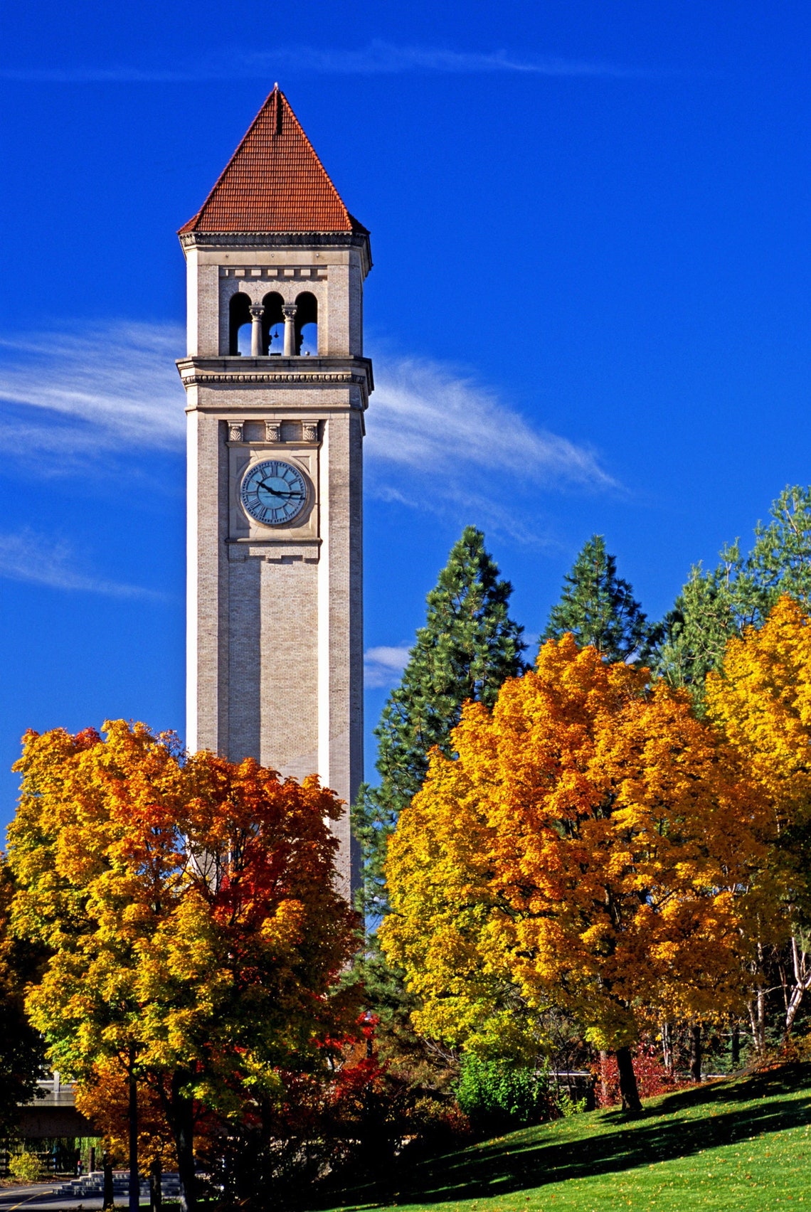 Clock Tower in Autumn - Etsy