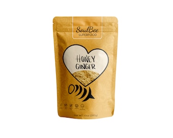 HONEY GINGER 10 oz - Instant tea - No Sugar, nor teabag needed