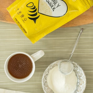 HONEY POWDER 10 oz - Natural Sweetener - Sugar Substitute immagine 4
