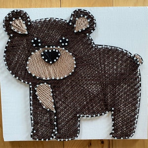 Bear String Art