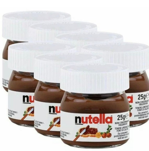 NUTELLA 25G MINI 8 JARS Hazelnut Chocolate Spread Expiry date Etsy