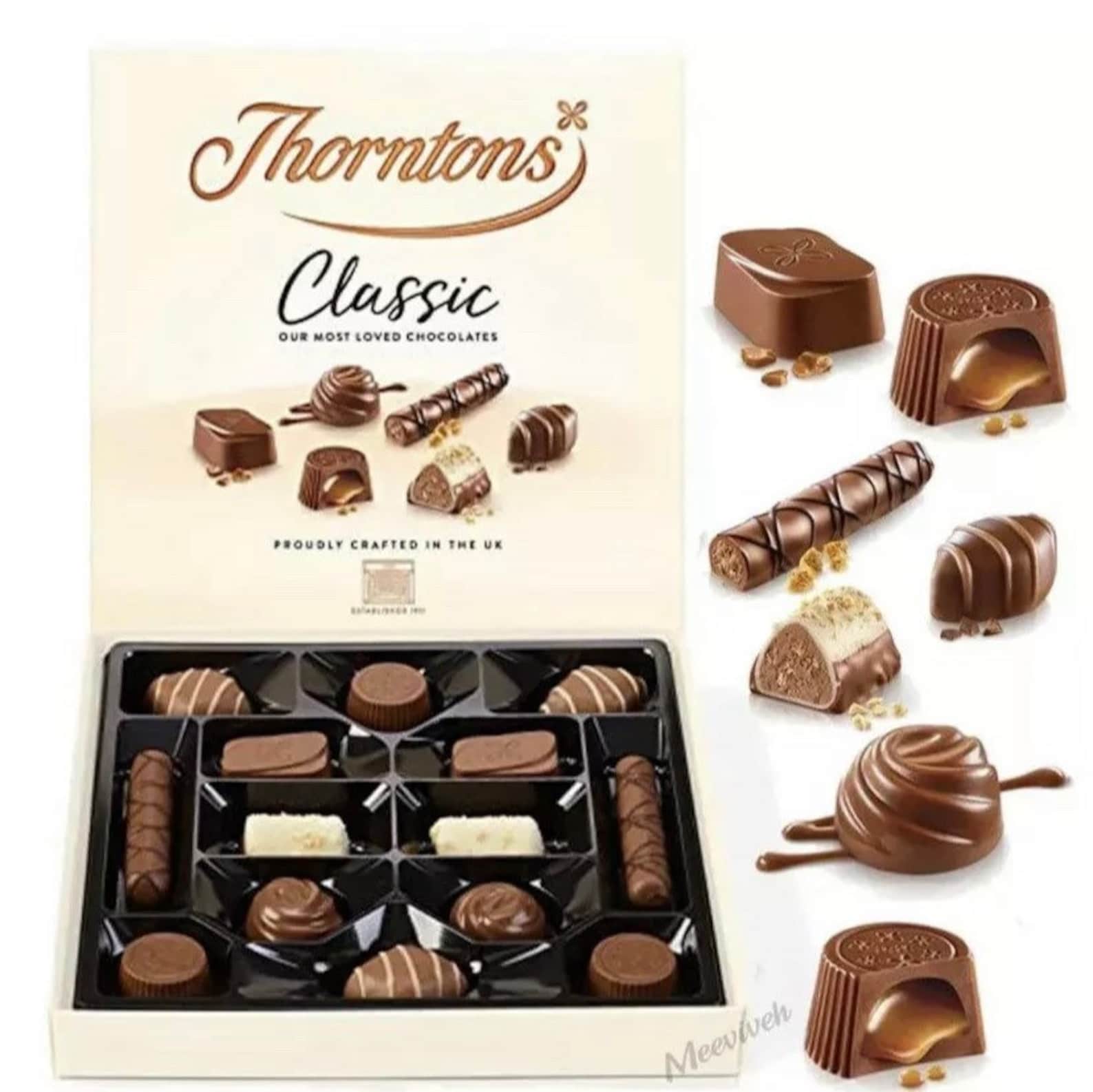 THORNTONS Classic Collection CHOCOLATE GIFT Box 150g - Etsy