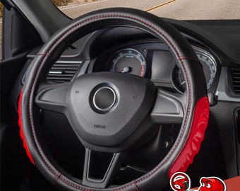 New Fit Toyota Sport Carbon Fiber TRD PRO Black Steering Wheel Cover Tundra 38cm 