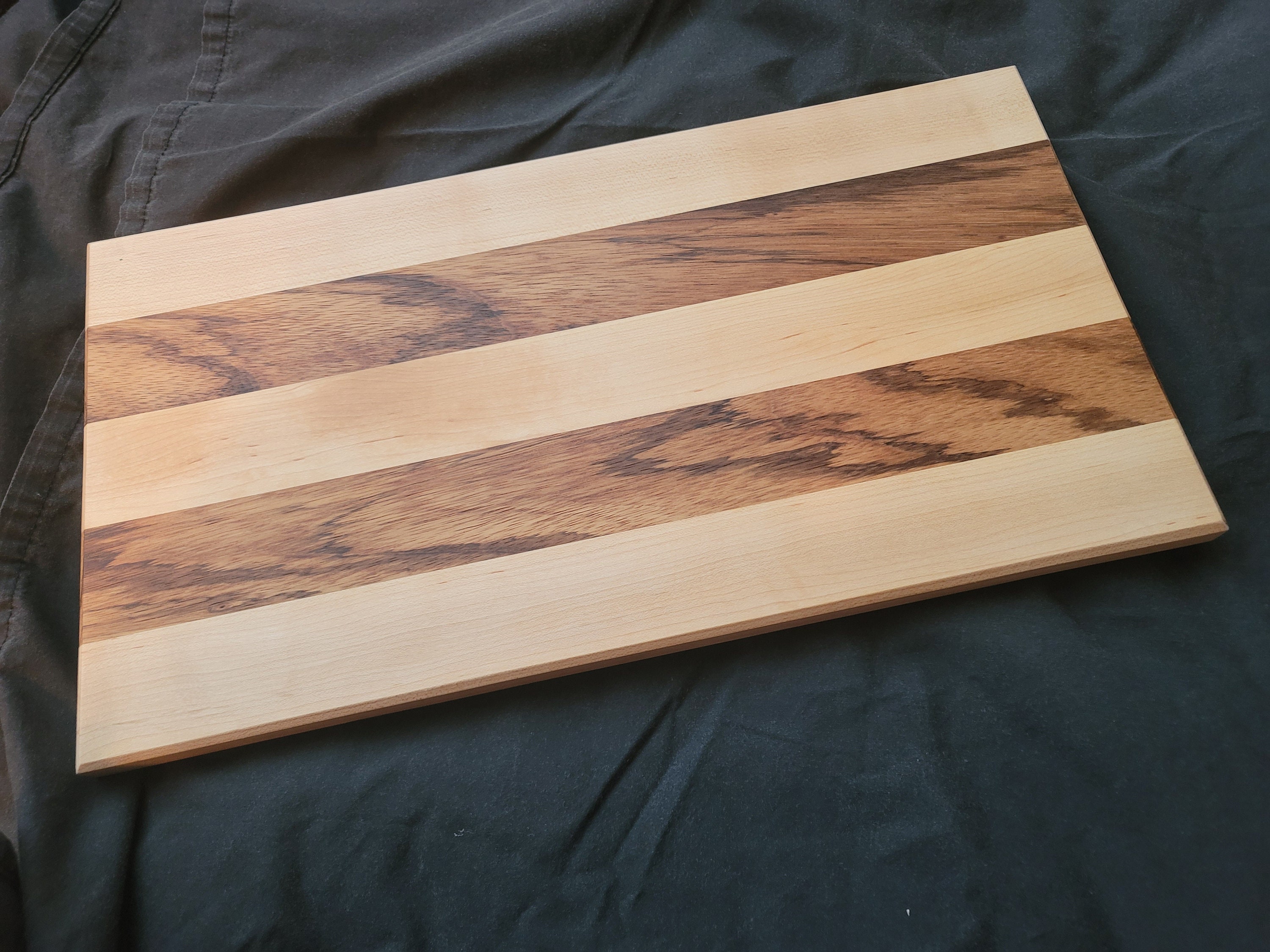 Maple and Zebrawood Cutting Board Etsy