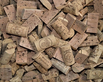 Pre-Cut Wine Corks - Cork Halves for Crafts can be used in Corkboards - Wall decor - Art with corks • MA002