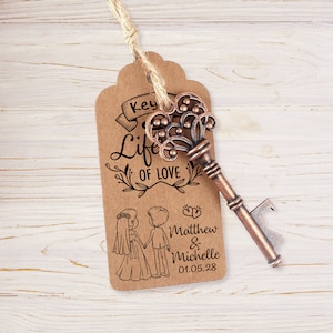 Key bottle opener. Wedding favors, Vintage Rustic Weddings, Wedding Favours for Guests, Vintage bulk keys, Assorted skeleton key MA030 image 7