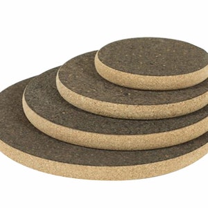 Cork Hot Pads Cork Trivet in Square and Round shape, Chunky Hot Pads Natural Cork Cork hot pot holders MA008 image 7