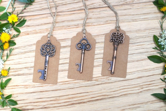 25 Pcs Abridor De Botellas Diseño Forma De Llave Para Boda | Meses Sin
