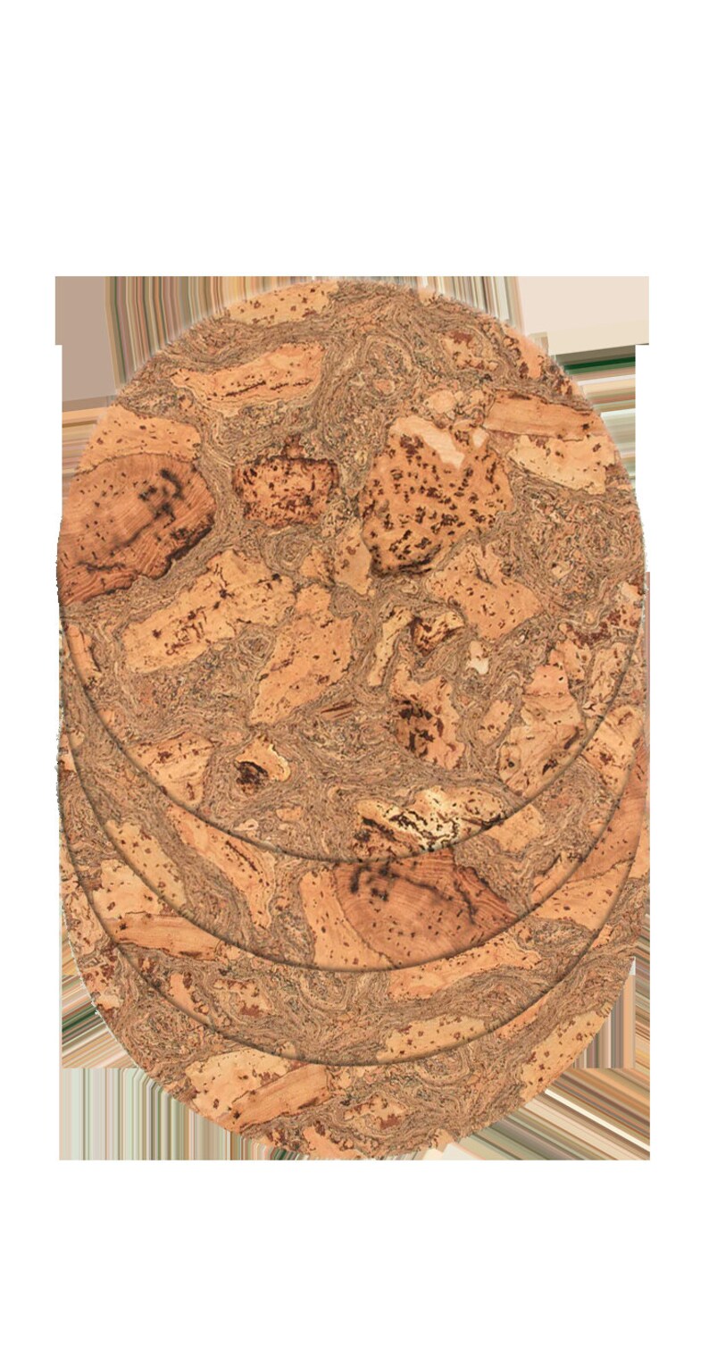 Cork Placemats Set of 4 Round and Rectangular Placemats Set Etsy