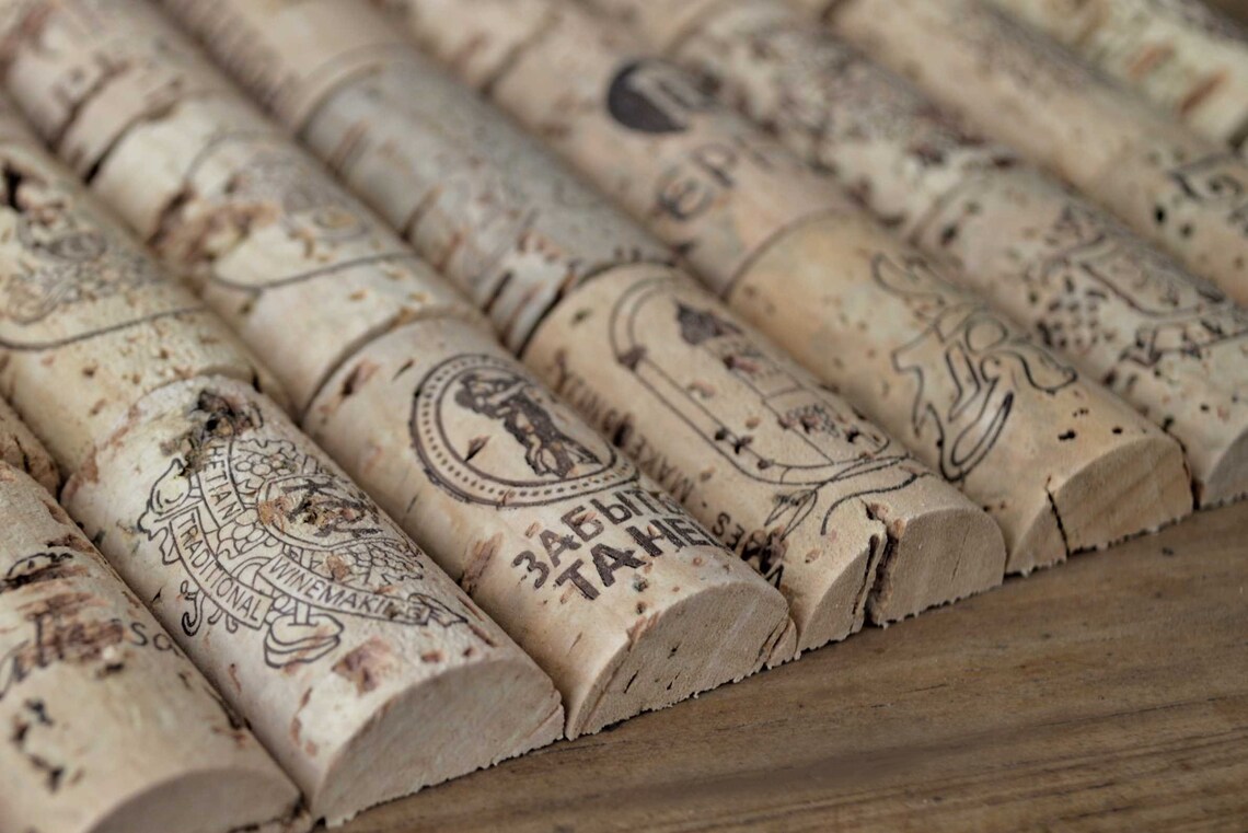 Precut Wine Corks Cork Halves for Crafts Can Be Used in Etsy