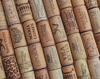 Used Wine Corks Halves - for make Dart Boards Memo Boards - Wall decor - Art with corks - from different Vineyards • MA003