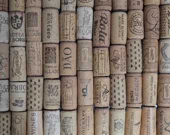 The best Used Cork Halves for Crafts can be used in Cork boards - Wall decor - Art with corks - from Europe Vineyards • MA003