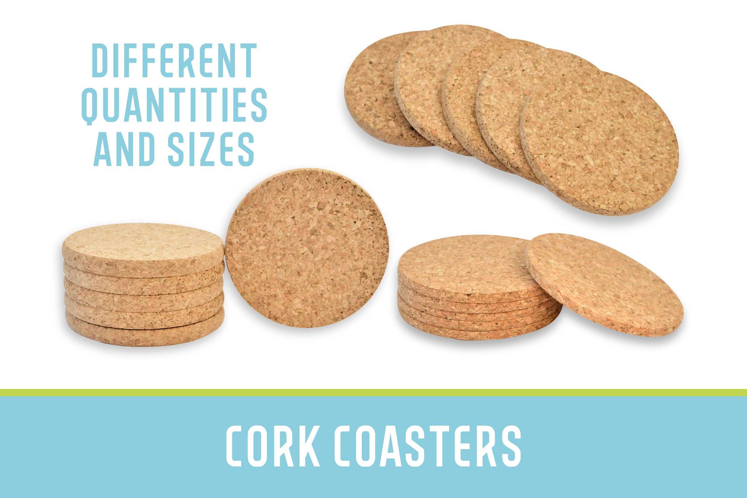 Round Blank Cork Coasters Cork Coasters for Crafts Etsy UK