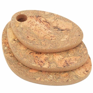 Cork Hot Pads Cork Trivet in Square and Round shape, Chunky Hot Pads Natural Cork Cork hot pot holders MA008 image 8