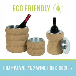 Cork ice Buckets for Wine or Champagne • MA011