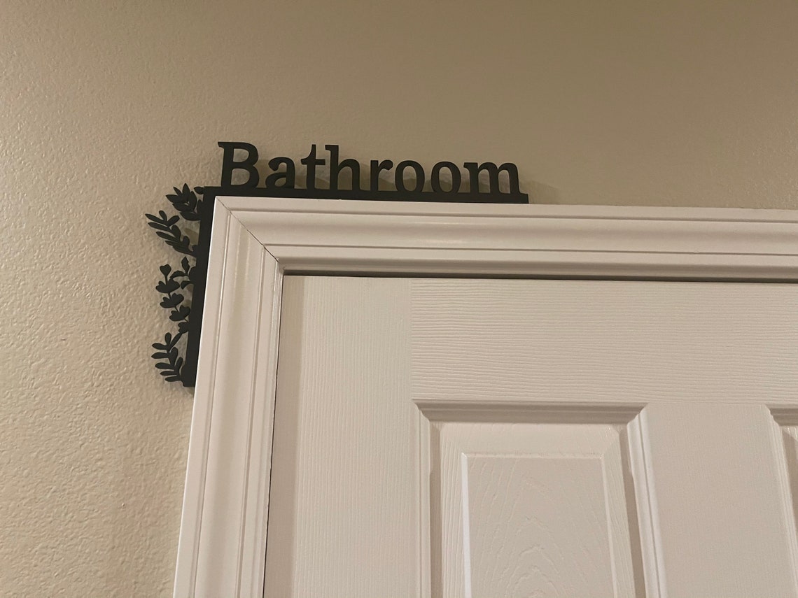 Over the Door Decor Wood Cut Decor Labels.. Door Topper Etsy