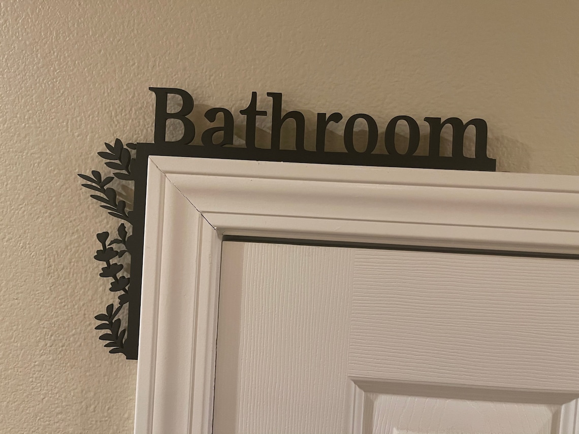 Over the Door Decor Wood Cut Decor Labels.. Door Topper Etsy