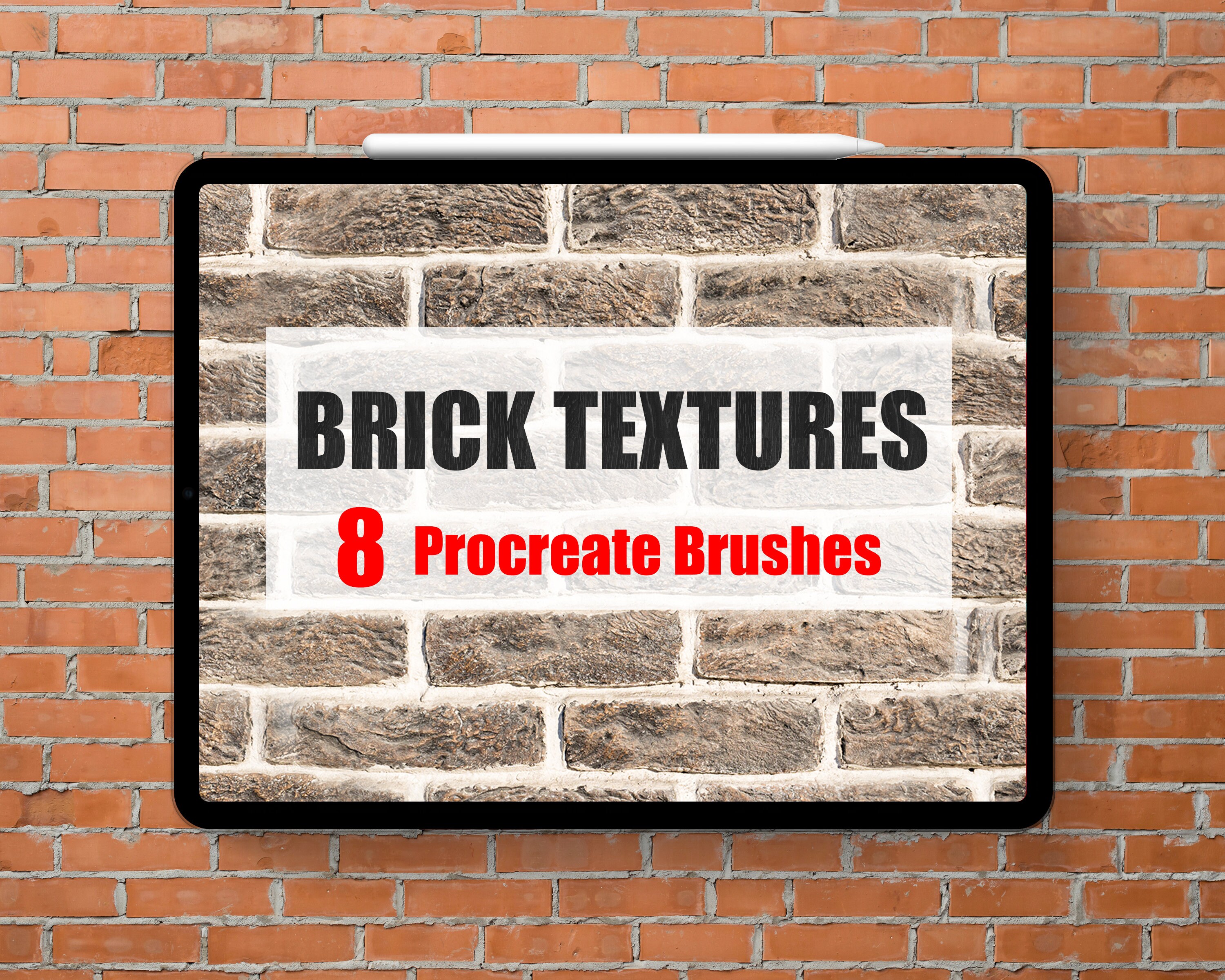 Brick Procreate Brushes Brick Procreate Brush Brick Etsy UK