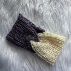 Riverside Cliff Headband- Child Size Hand Knit Earwarmer