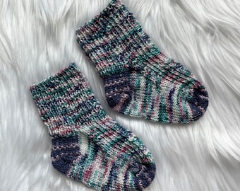 Basic Toddler Socks- Hand knit socks