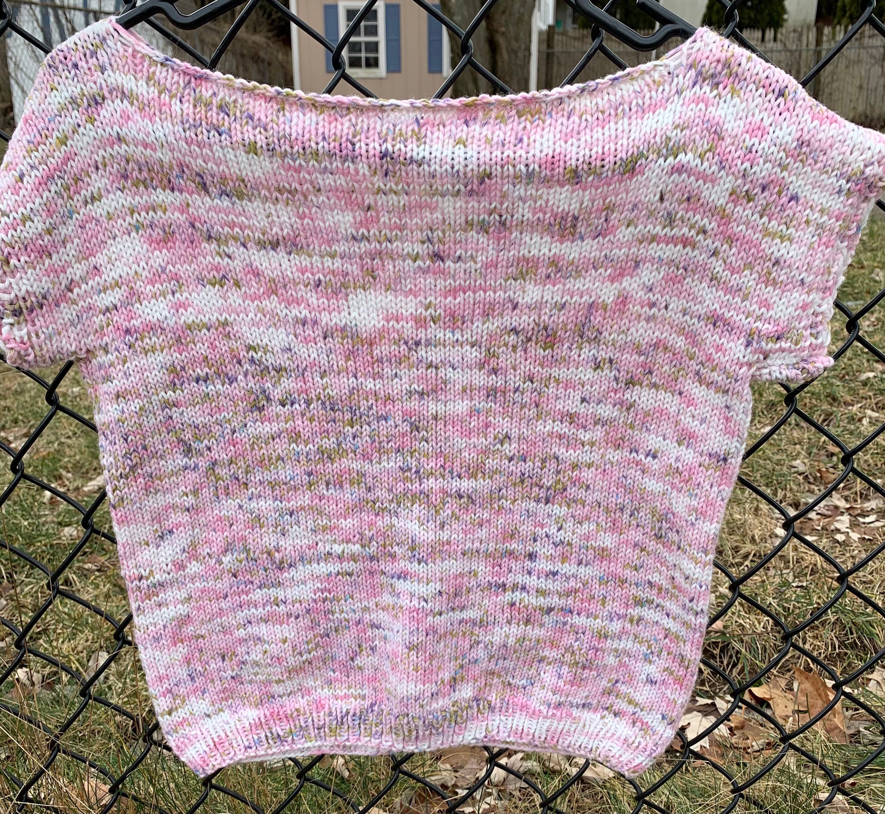 Hand Knit Summer T-shirt With Lace Detailing S/M 100% - Etsy New ...