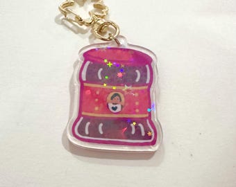 Lao Gan Ma Chilli Crisp Holographic Keychain