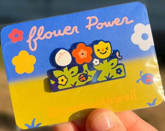 Flower Power Pin