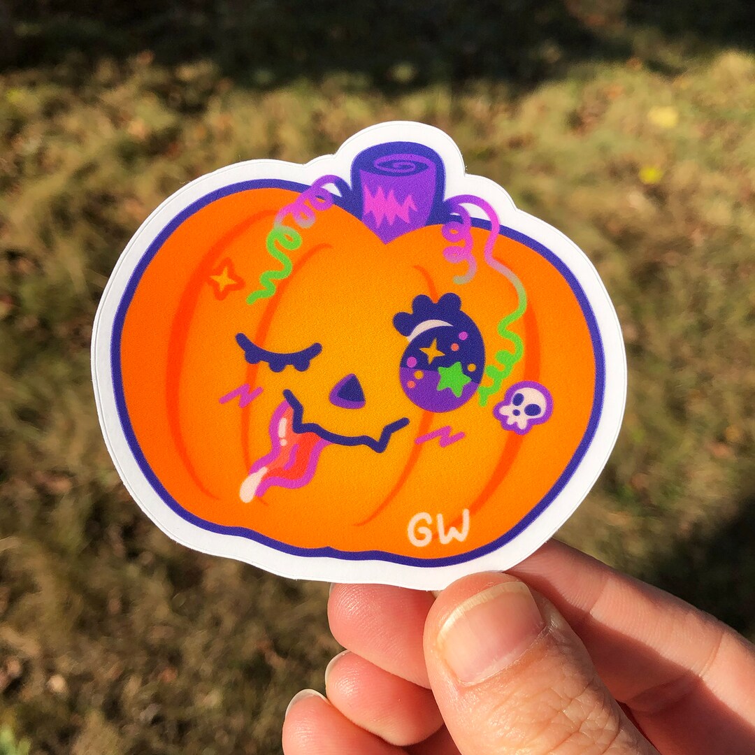 Pumpky Logo Sticker Etsy