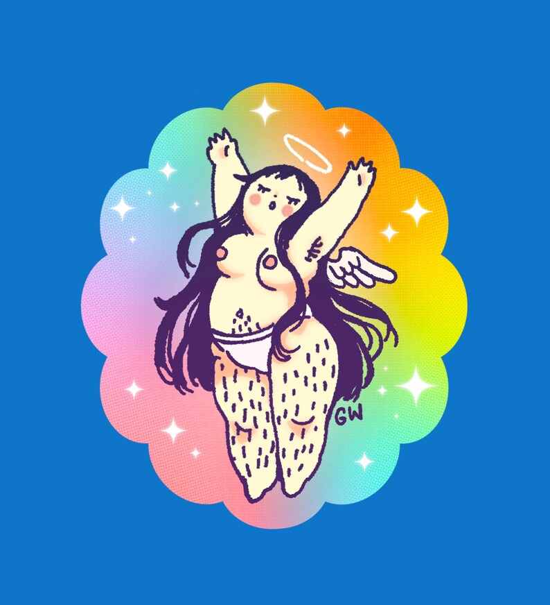 Chubby Angel Magnet - Etsy